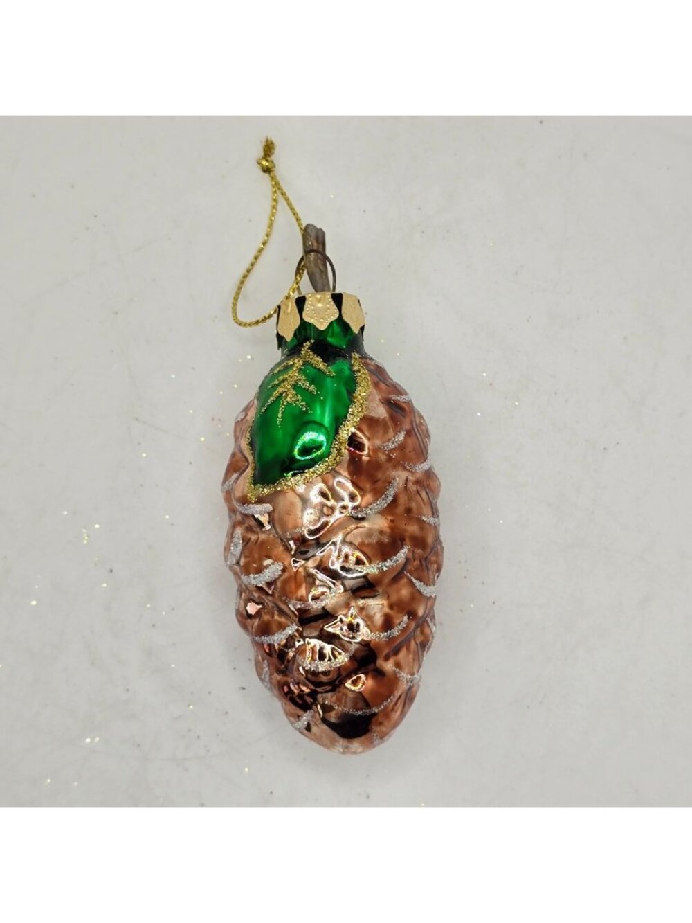 Christmas Ornament Glass Pinecone Thomas Pacconi Museum Series 2003 Holiday VTG